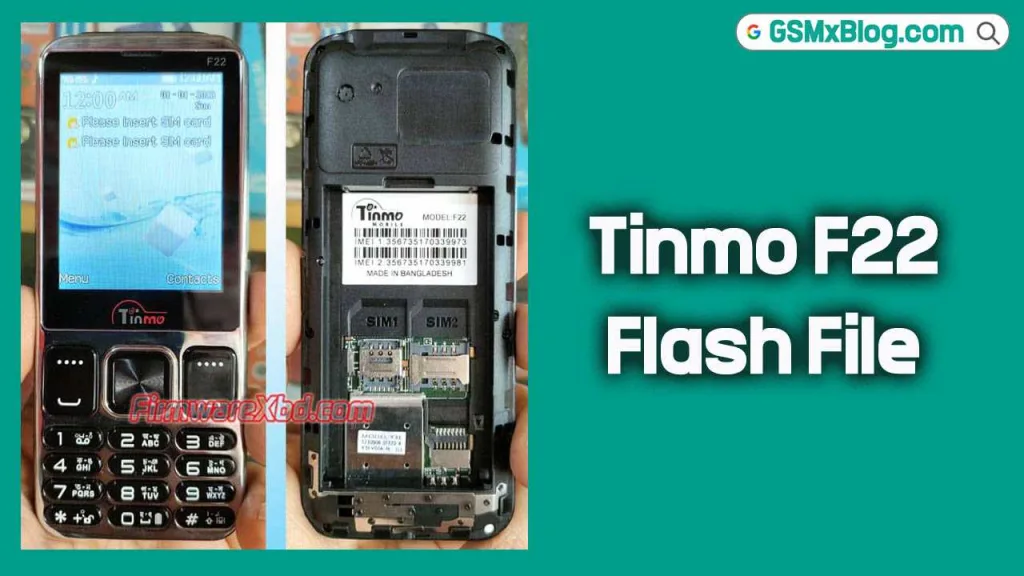 Tinmo F22 Flash File