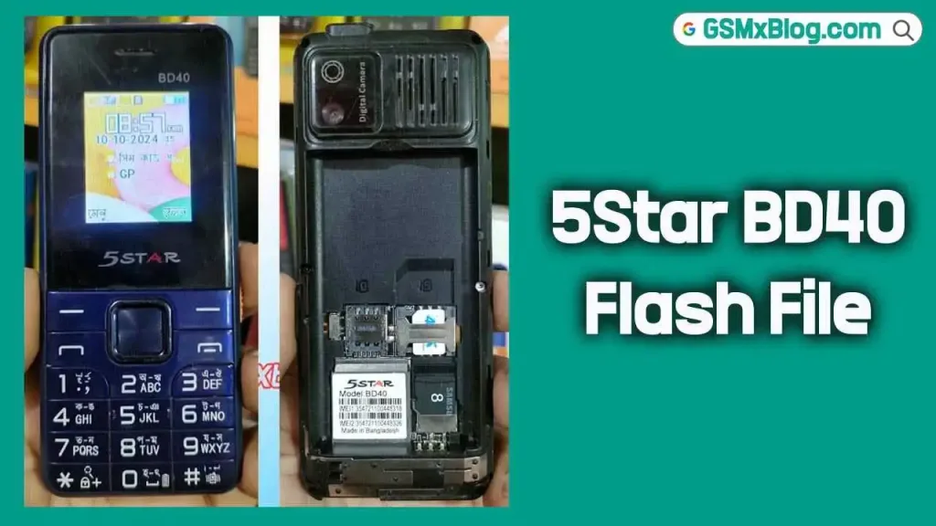 5Star BD40 Flash File