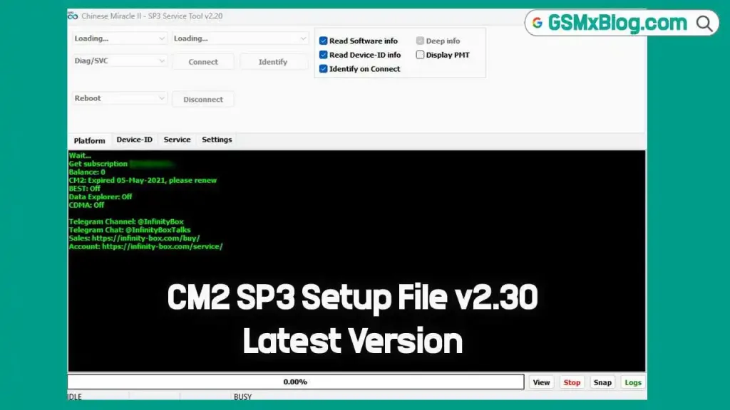 CM2 SP3 Tool setup file download