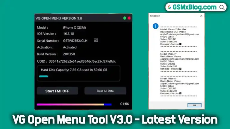 Download VG Open Menu Tool V3.0 (Latest Version) Free – iCloud Activation Lock Removal