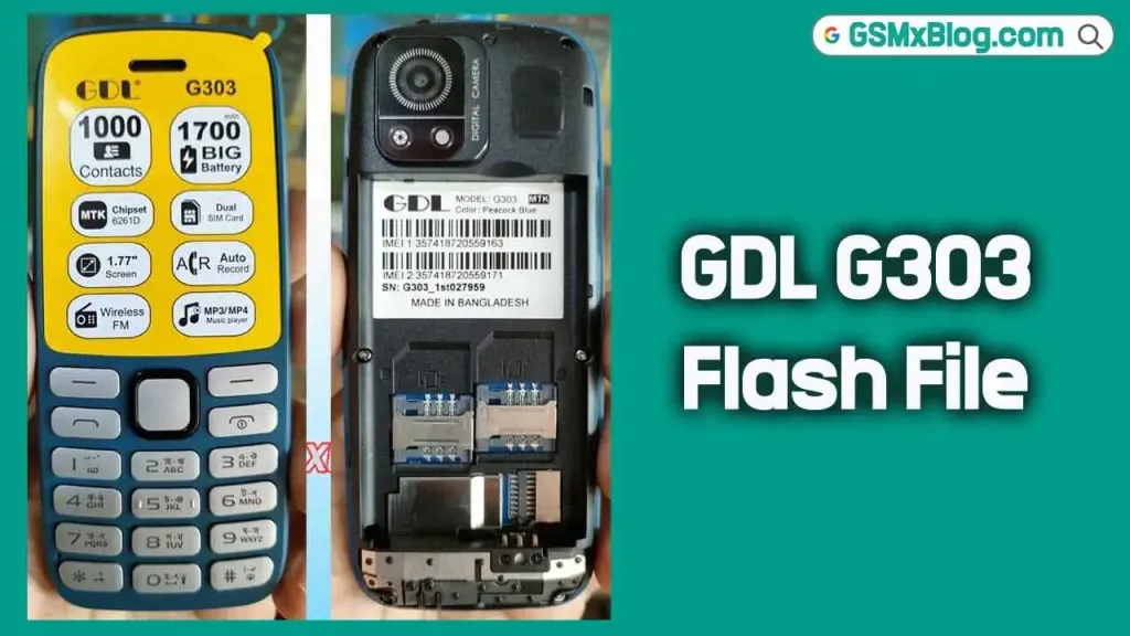 GDL G303 Flash File