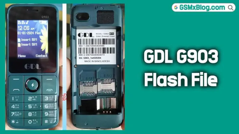 GDL G903 Flash File (Firmware) MT2502