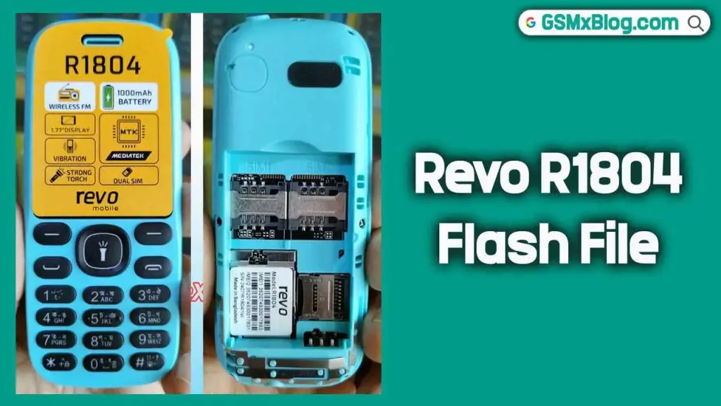 Revo R1804 Flash File