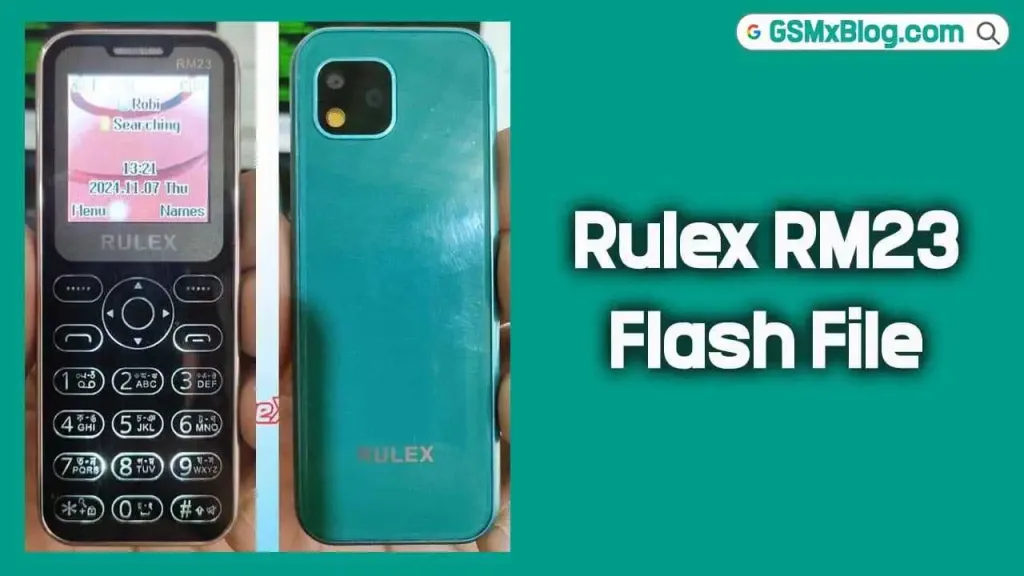 Rulex RM23 Flash File