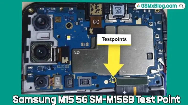 Samsung M15 5G SM-M156B Test Point: FRP and User Lock Remove