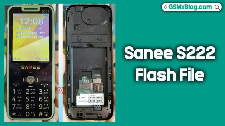 Sanee S222 Flash File (Firmware) SC6531E