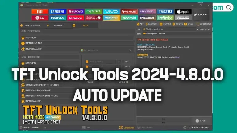 TFT Unlock Tool 2024-4.8.0.0 Setup [Latest Version] Auto update