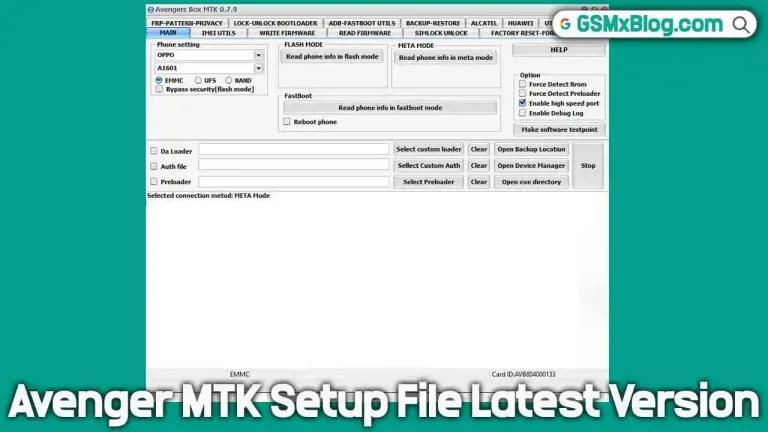 Download Avenger MTK v1.0 (Latest Version) Setup File