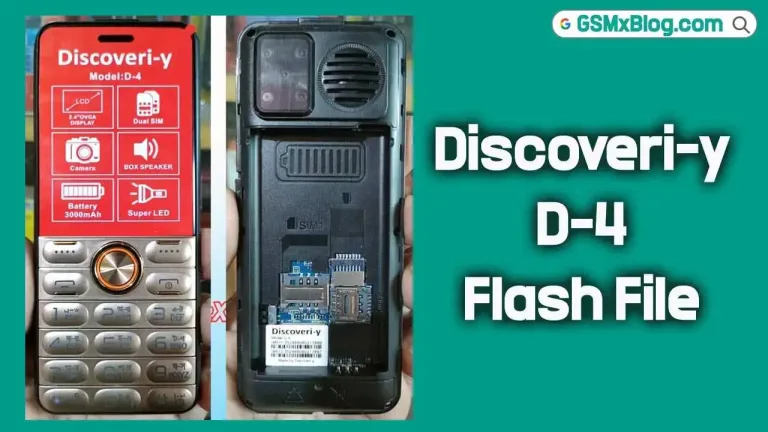 Discoveri-y D-4 Flash File (Firmware) MT6261DA