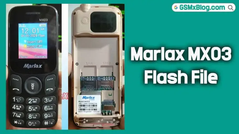 Marlax MX03 Flash File (Firmware) MT6261DA