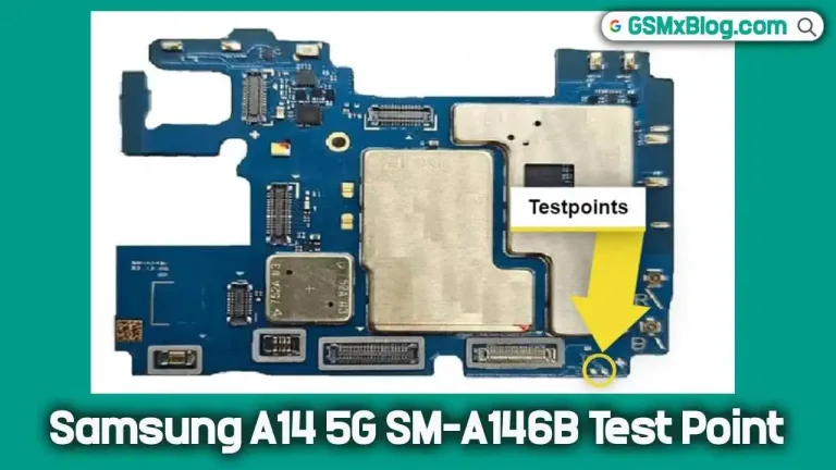 Samsung A14 5G SM-A146B Test Point: FRP and User Lock Remove