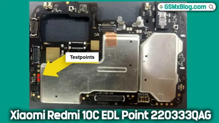 Xiaomi Redmi 10C EDL Point (Test Point) EDL Mode 9008