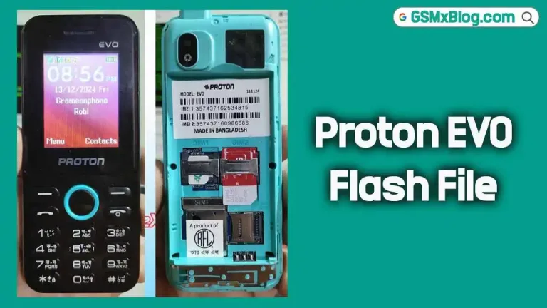 Proton EVO Flash File (Firmware) MT6261DA