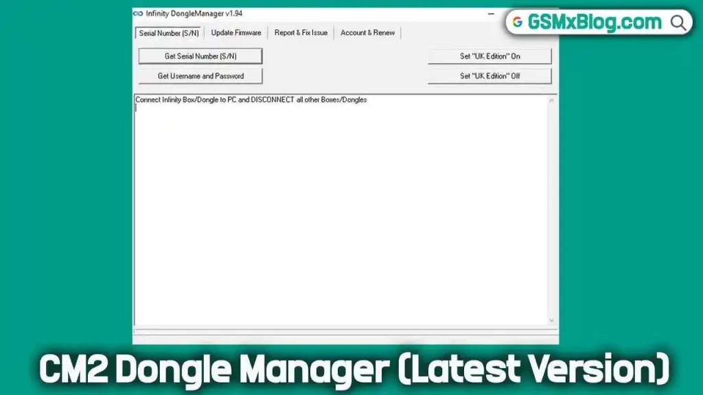 CM2 Dongle Manager