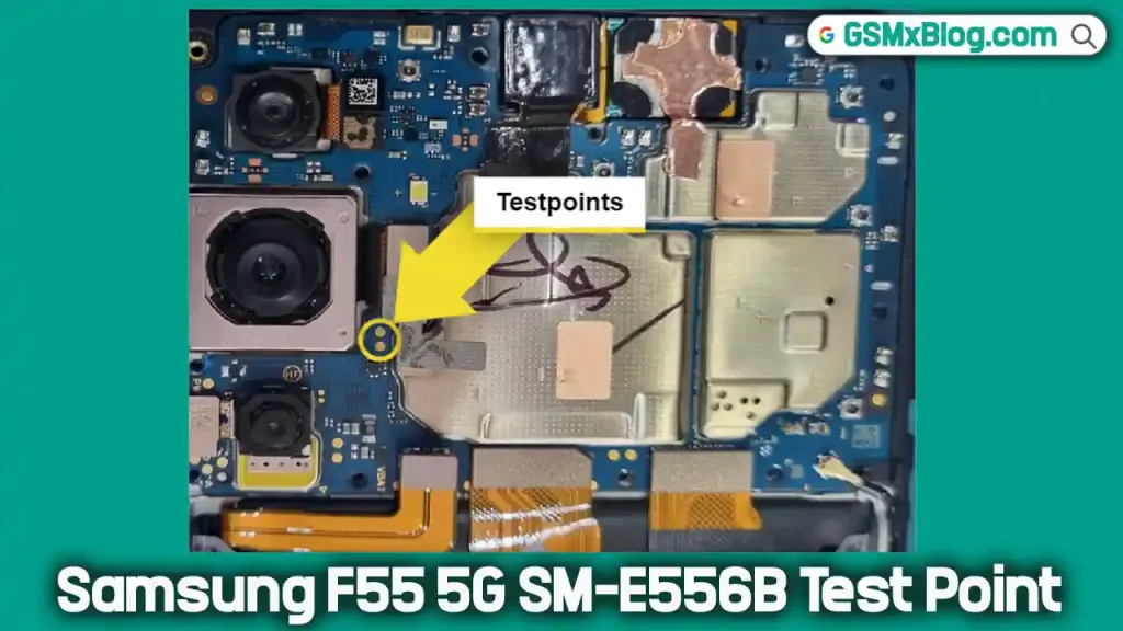 Samsung F55 5G SM-E556B test point