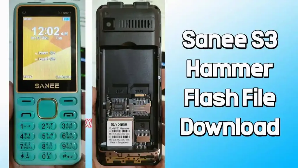 Sanee S3 Hammer Flash File