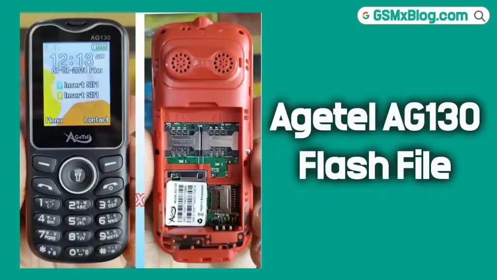 Agetel AG130 Flash File