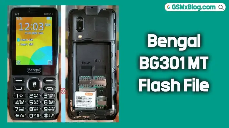 Bengal BG301 MT Flash File (Firmware) MT6261DA