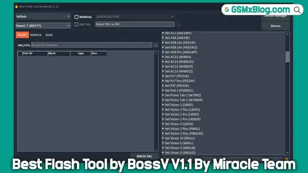 Best Flash Tool by BossV V1.1 Download