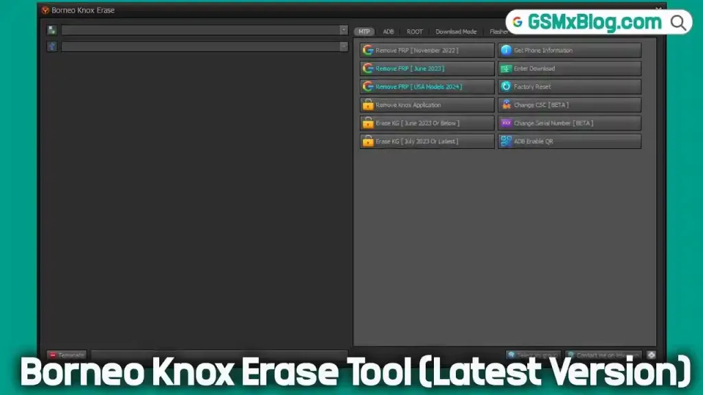 Download Borneo Knox Erase Tool V1.7.4 (Latest Version)