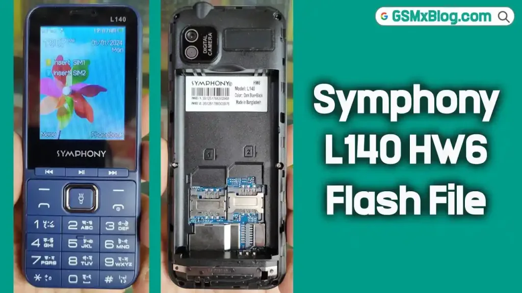 Symphony L140 HW6 Flash Fil