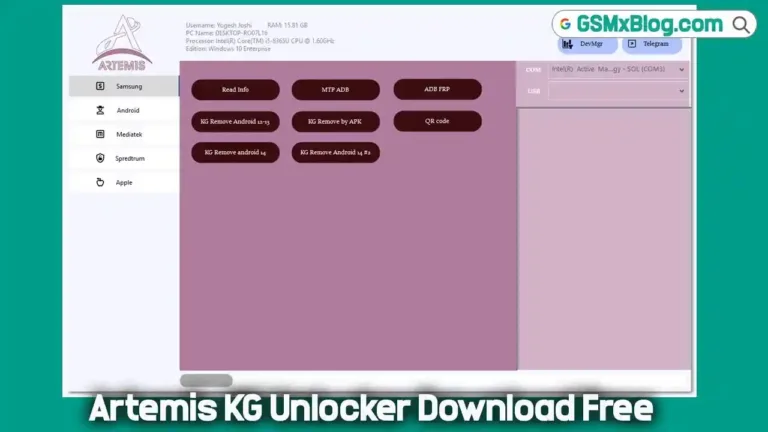 Artemis KG Unlocker (Latest Version) – Free Samsung & Apple Tool 2025