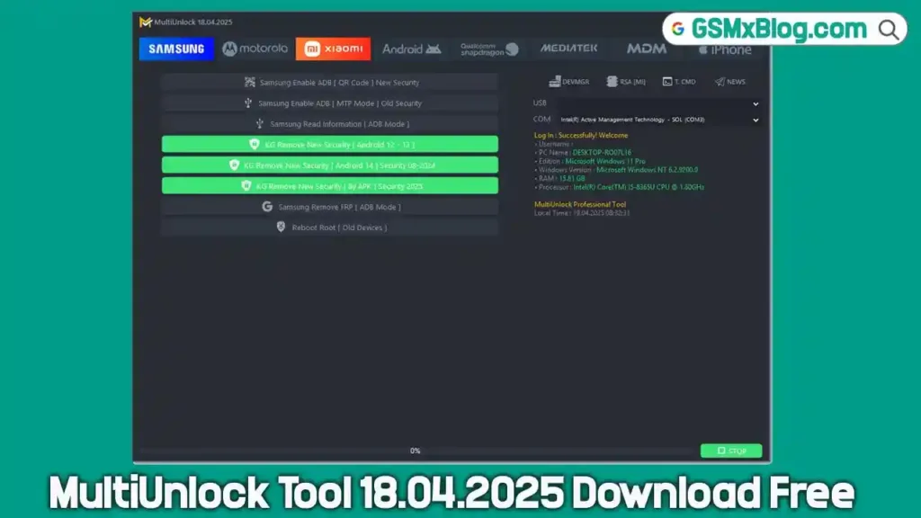 MultiUnlock Tool Latest Version