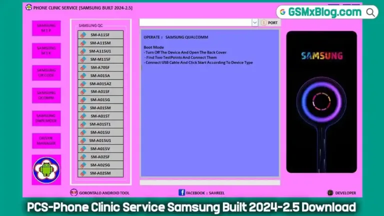 Phone Clinic Service (PCS) Tool Samsung Built 2024-2.5: Free Download & Full Guide