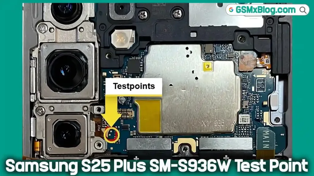 Samsung S25 Plus SM-S936W Test Point