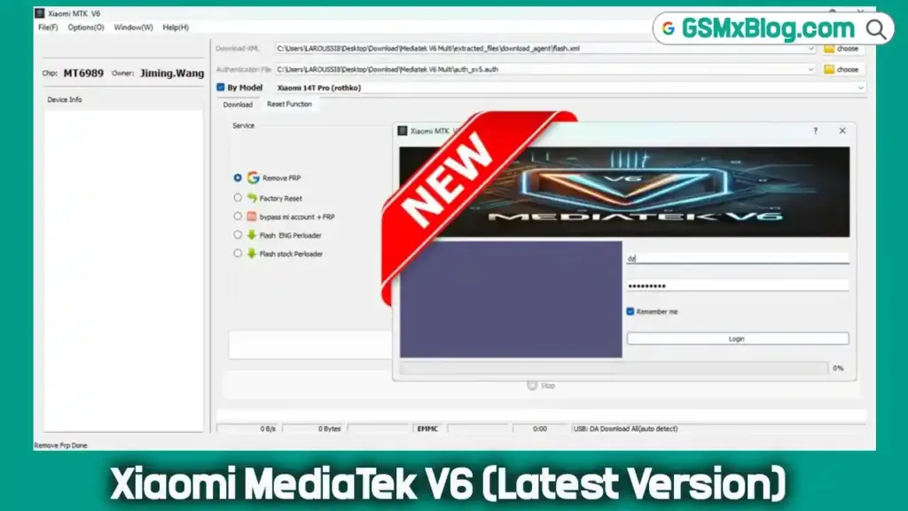 Xiaomi MediaTek V6 (Latest Version) Download – MI MTK Flash, FRP & Mi Account 1 Xiaomi MediaTek V6 (Latest Version)