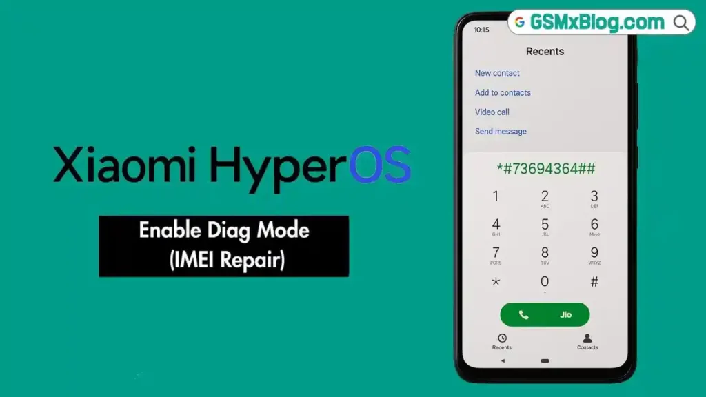How to Enable Diag Mode on Xiaomi HyperOS 2.0 By Code 1 Xiaomi Diag Mode Enable Code (HyperOS 2.0)