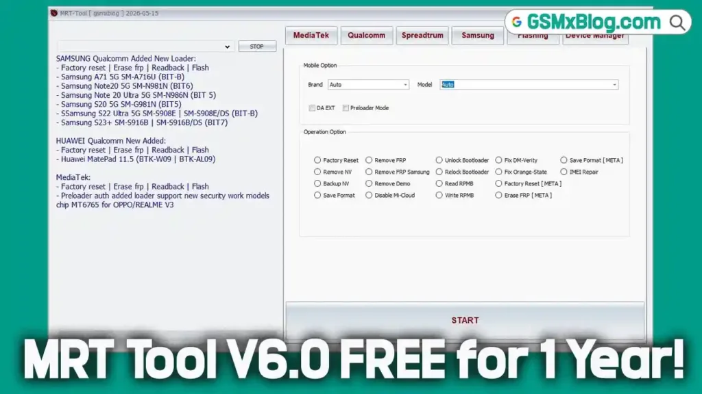 Download MRT Tool V6.0 (Latest Version) – FREE for 1 Year! 1 Download MRT Tool V6.0 (Latest Version)