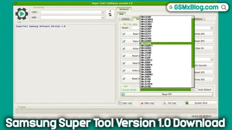 Download Samsung Super Tool Version 1.0 FRP Remove & IMEI Repair Free Tool