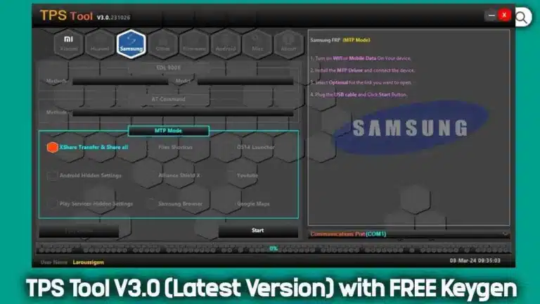 Download TPS Tool V3.0 (Latest Version) with FREE Keygen | 100% Lifetime Offline Unlock Tool