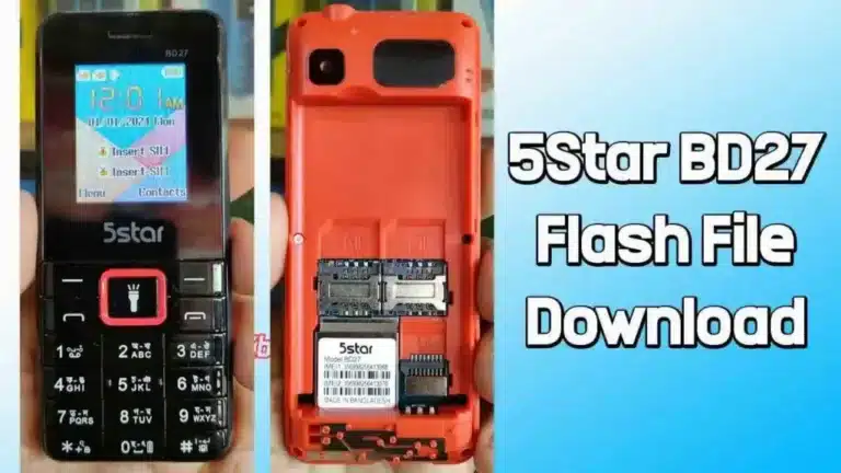 5Star BD27 Flash File (Firmware) SC6533G