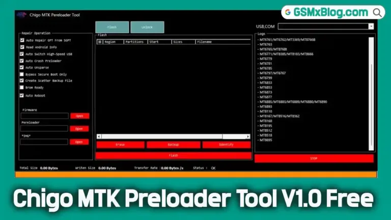 Download Chigo MTK Preloader Tool V1.0 Free Lifetime – Unlock, Flash MediaTek Devices