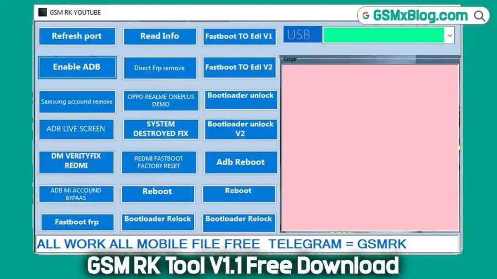 Download GSM RK Tool V1.1 Free