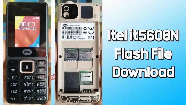 Itel it5608N Flash File (Firmware) SC6531E