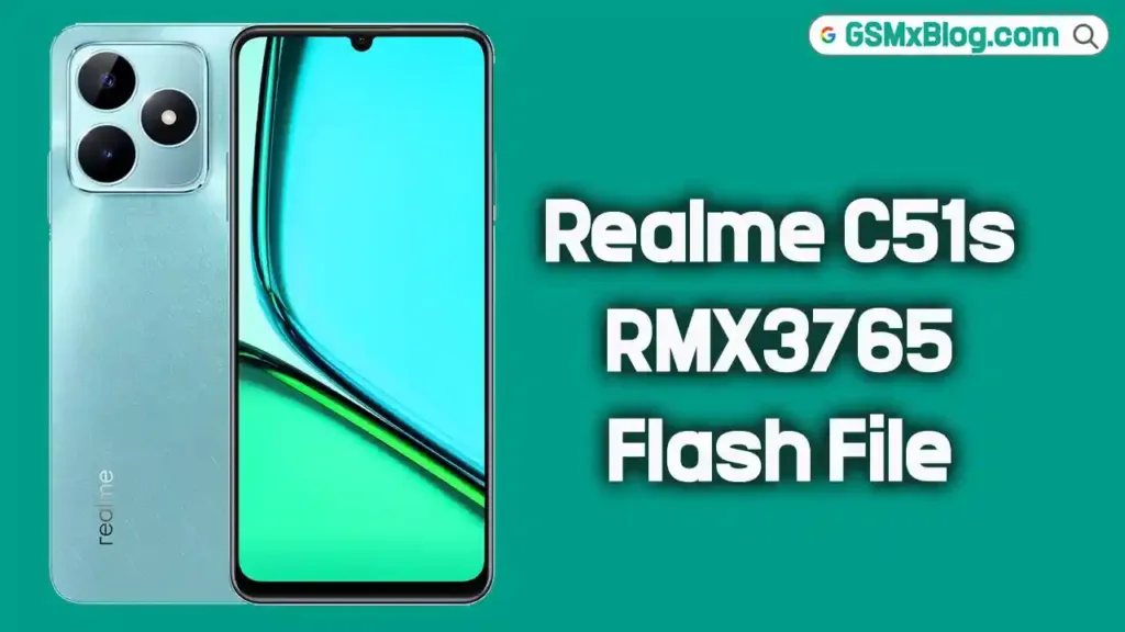 Realme C51s RMX3765 Flash File
