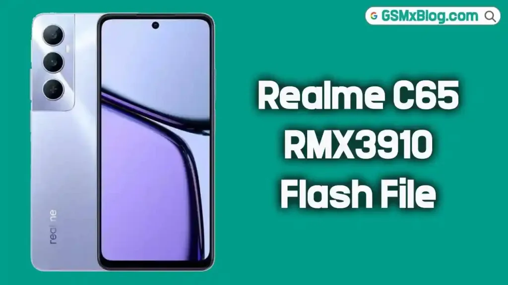 Realme C65 RMX3910 Flash File
