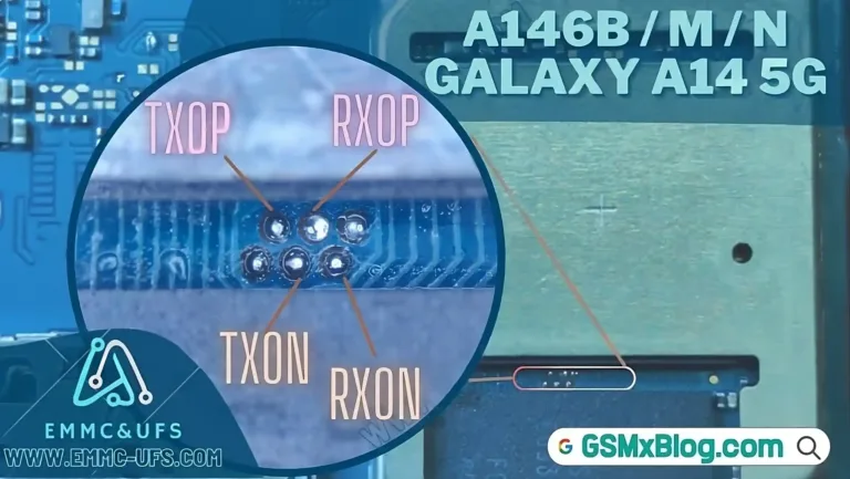 Samsung A14 5G ISP PinOUT EMMC (SM-A146B/M/N) | Test Point – Latest FRP & Dead Boot Solution