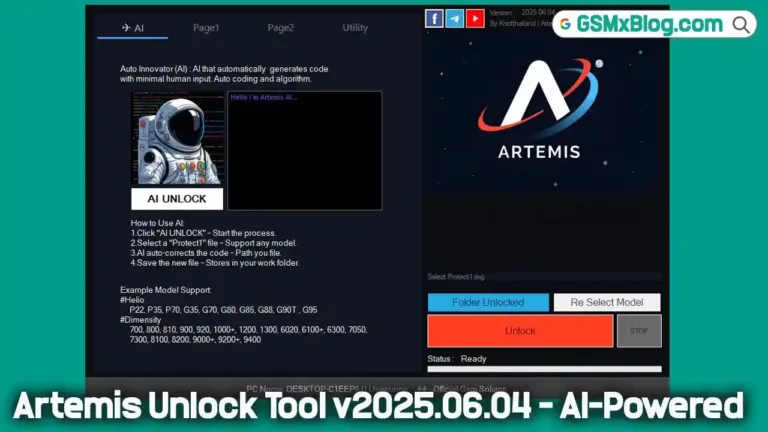 Download Artemis Unlock Tool v2025.06.04 AI-Powered Mobile Unlock Free Tool