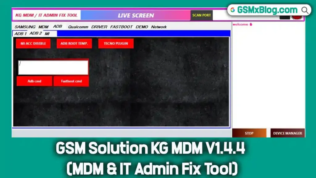 GSM Solution KG MDM V1.4.4 Download Free – MDM & IT Admin Fix Tool 1 GSM Solution KG MDM V1.4.4 Download Free – MDM & IT Admin Fix Tool