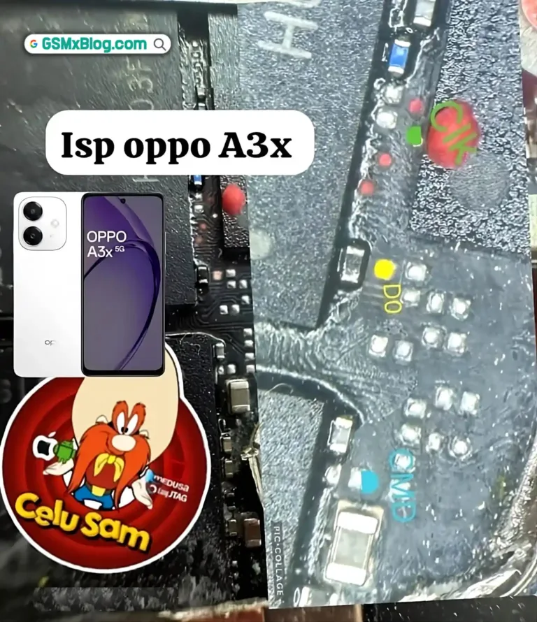 Oppo A3x ISP PinOUT EMMC | Test Point – Latest FRP & Dead Boot Solution