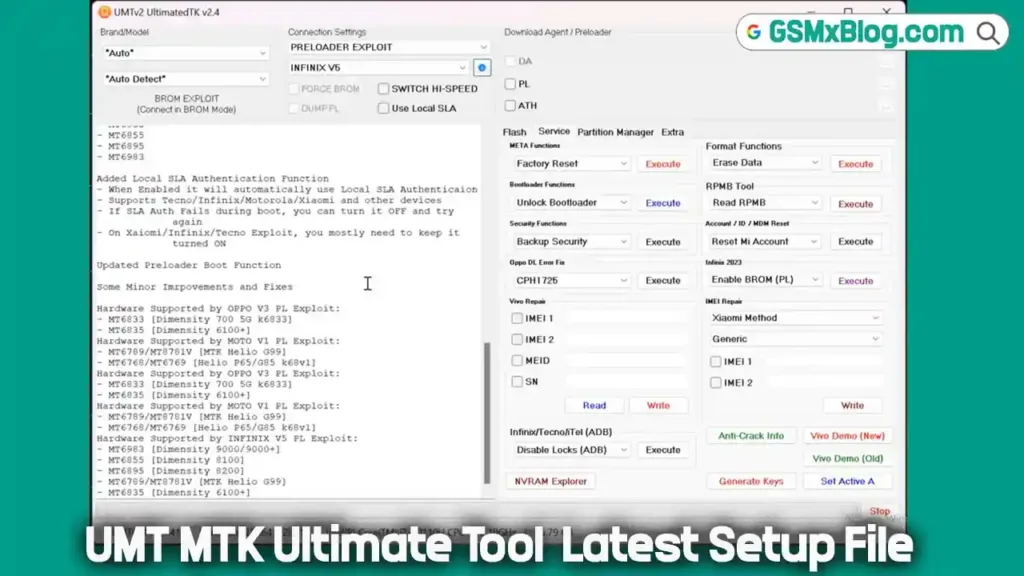UMT MTK Ultimate Tool V2.4 (Latest Version) Setup File