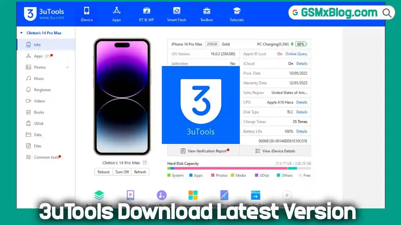 3uTools (Latest Version) Free for Windows