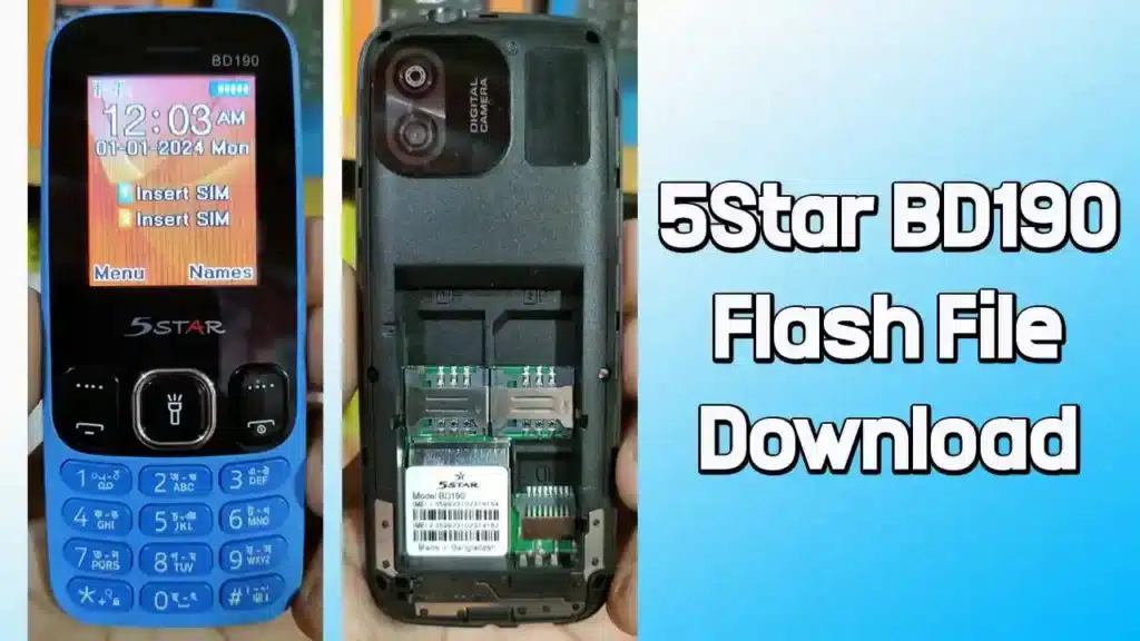 5Star BD190 Flash File MT2502