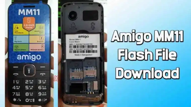 Amigo MM11 Flash File (Firmware) MT6261DA