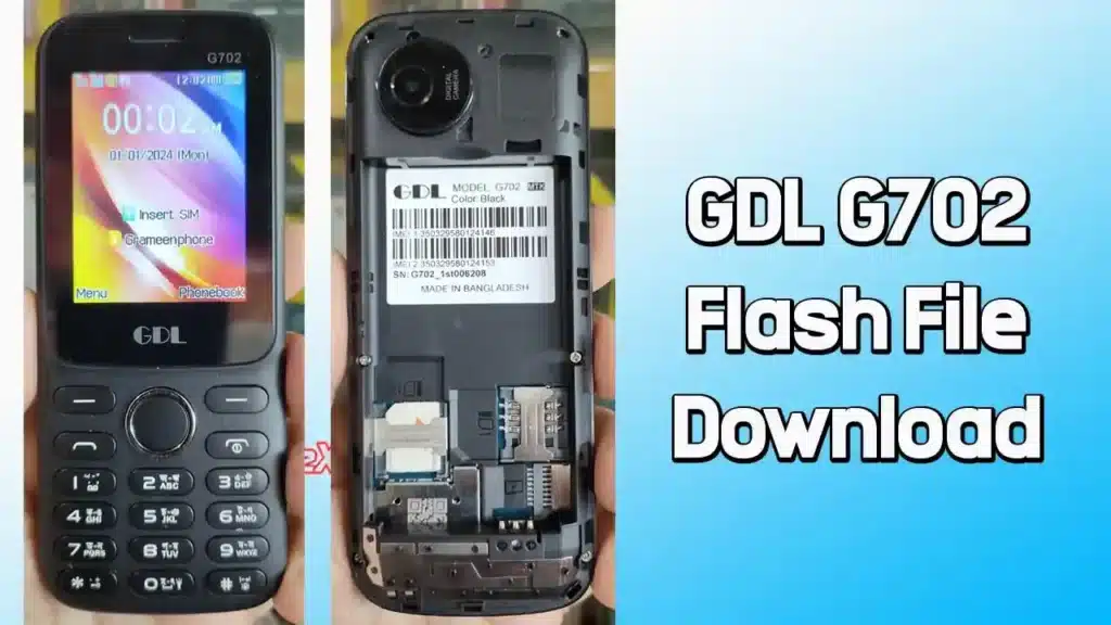 GDL G702 Flash File (Firmware) MT6261DA