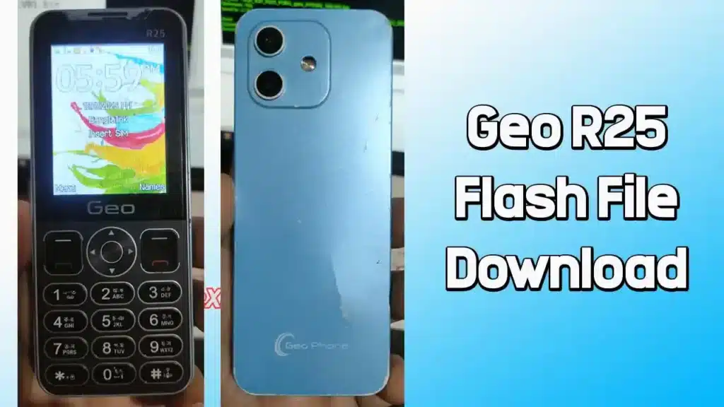 Geo R25 Flash File (Firmware) MT6261DA